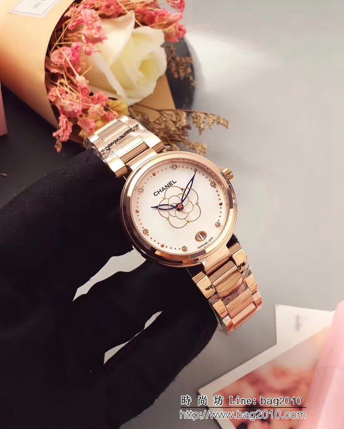 CHANEL香奈兒 山茶花新品力作 女士腕表 WSS3265